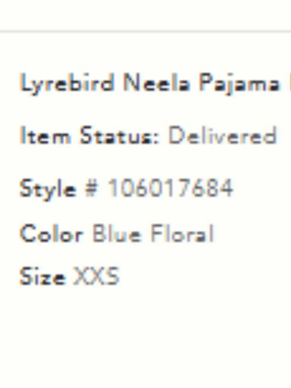 NWT Anthropologie Lyrebird Neela Pajama Pants in LB Silky